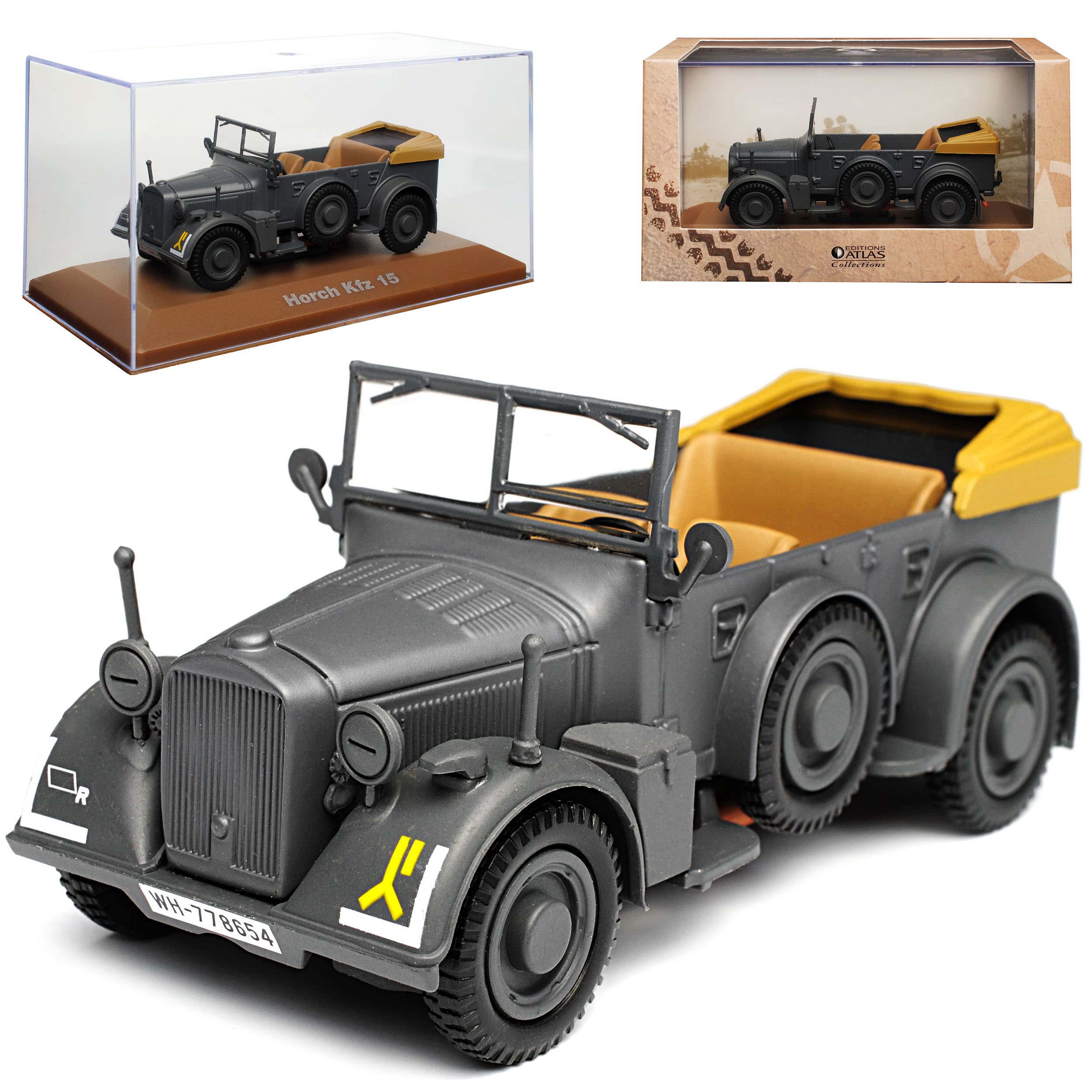 EDITIONS ATLAS ミニカー 未開封 1/43 ホルヒ KFZ 15 Horch Kfz 15, 1:43 Atlas | eBay UK